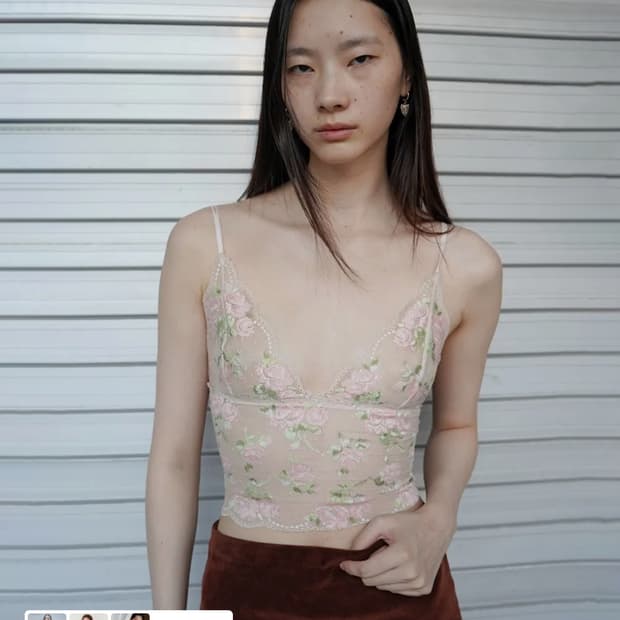 누아누 로즈 캐미솔 Rose Camisole