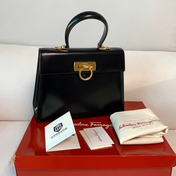 빈티지 페라가모 캘리 투웨이백