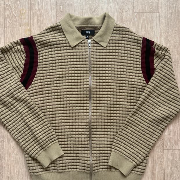 [S] 스투시 니트 집업