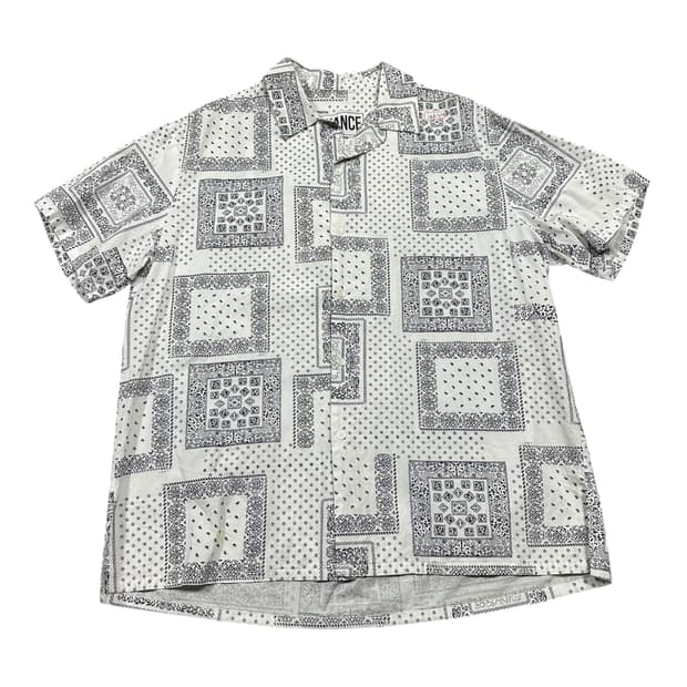 ✨ (바배) 빈티지 반다나 페이즐리 반팔 셔츠 