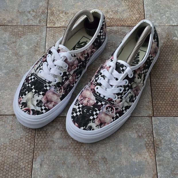 (225)반스 어센틱 애니멀 체커보드 