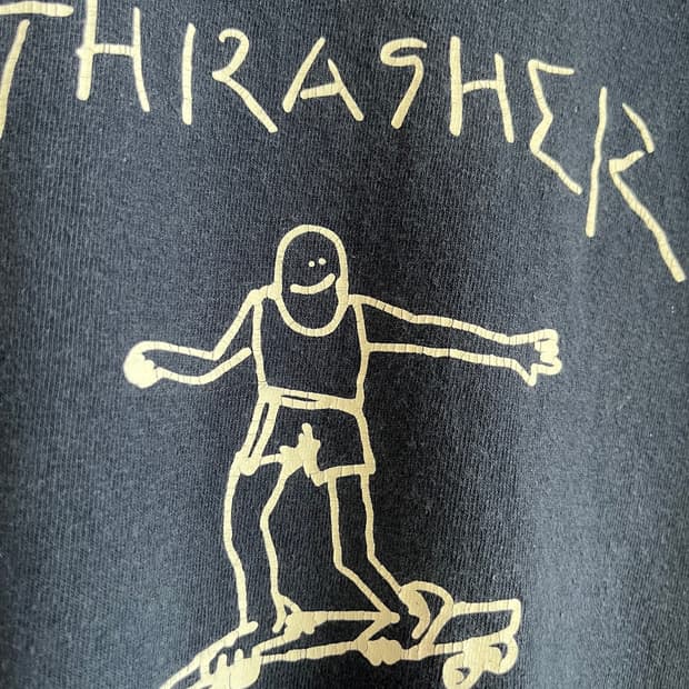 Thrasher gonz logo navy L