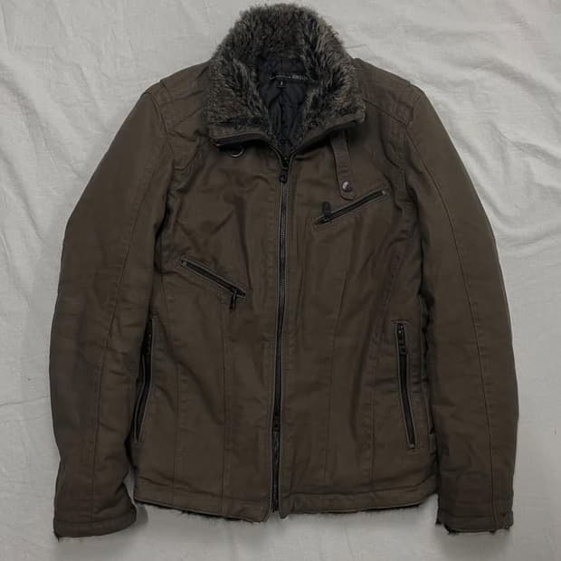 SCHLUSSEL Heavy cotton waxed work jacket