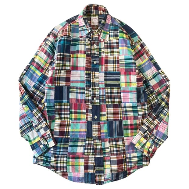 브룩스 브라더스 패치워크 셔츠 