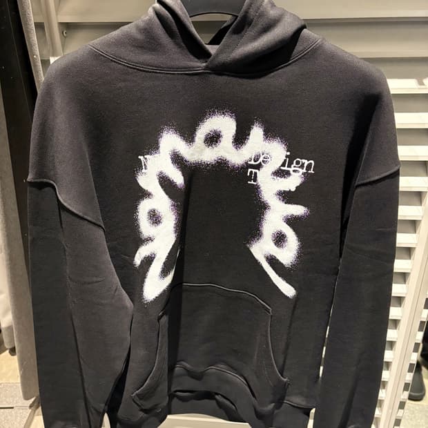 노매뉴얼 S.P.L 후디 블랙 (L사이즈)