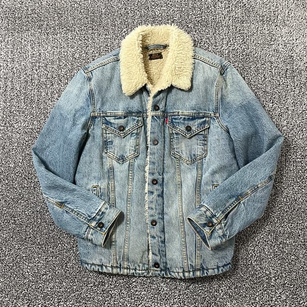 빈티지9. 리바이스 쉐르파 데님 트러커 자켓 양털 데님자켓 청자켓