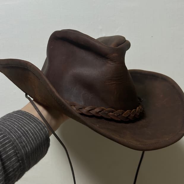 카우보이햇 M/크레이지홀스 카우레더/USA/hanschel 웨스턴모자
