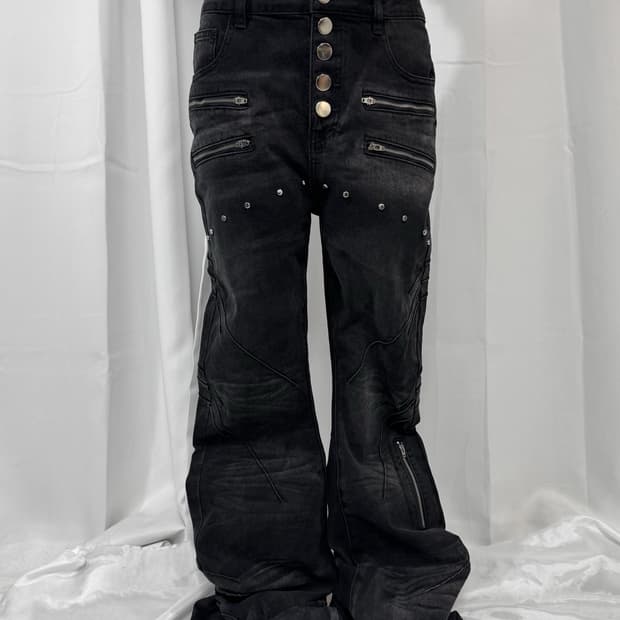 paiki denim pants