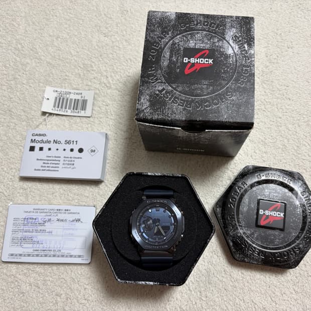 지샥(G-SHOCK) GM-2100N-2ADR 메탈 시계 지얄오크 새상품