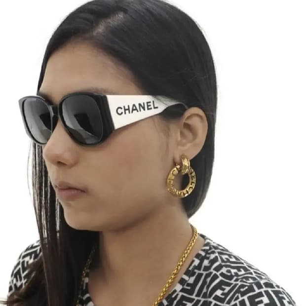 샤넬 빈티지 선글라스 chanel