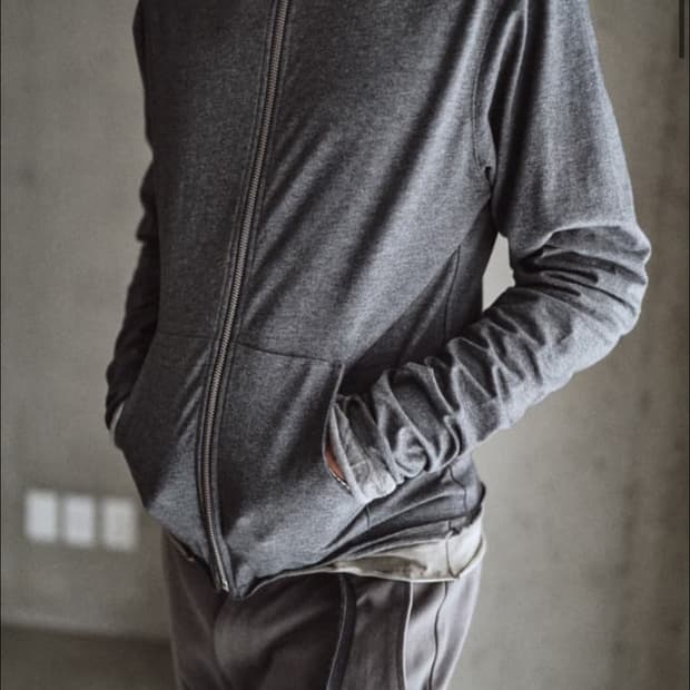 모노프리베 후드집업 2사이즈 그레이