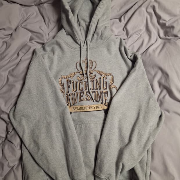 Fucking awesome crown hoodie