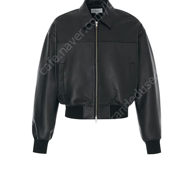 오엑스스튜디오 렉토맛 크롭 램스킨 자켓 46