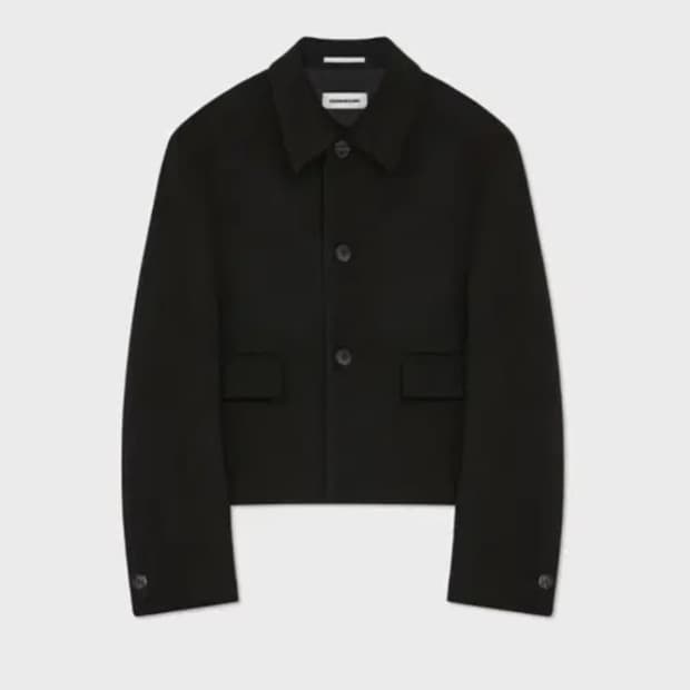 구민성 캐시미어 블루종 M