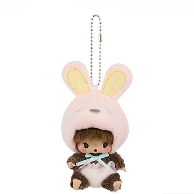 🐰몬치치 베비치치 애니멀 핑크 토끼 키링