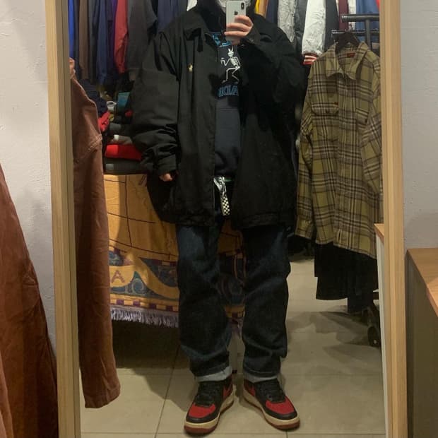 폴로 랄프로렌 바이스윙 블루종자켓 블랙 5XL