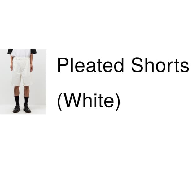 선플라워 플리츠 쇼츠