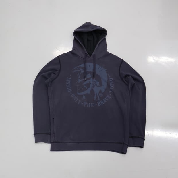 Diesel Industry Graphic Pullover Hoodie