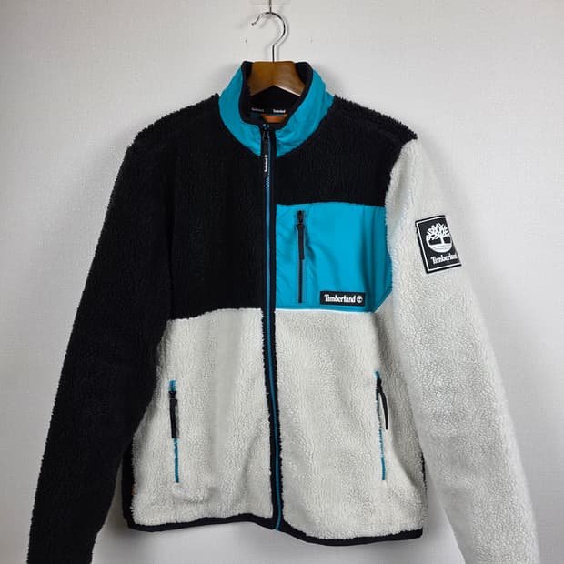 팀버랜드 남성 컬러블록 플리스 자켓 L