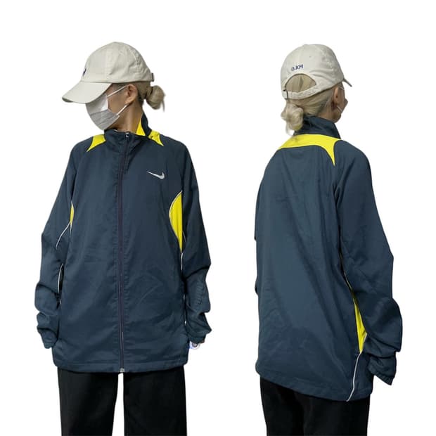 나이키 네이비 오버핏 트랙탑 져지 XL