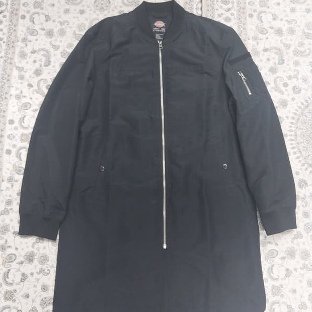 디키즈 블랙 롱 봄버 자켓 S (66까지)