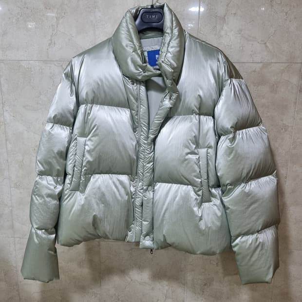 프라이 23FW 숏 푸퍼 패딩 자켓 라이트 그린 M사이즈