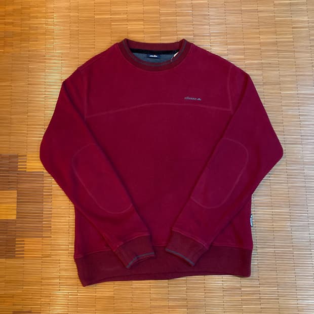 엘레쎄 엘보 패치 플리스 맨투맨