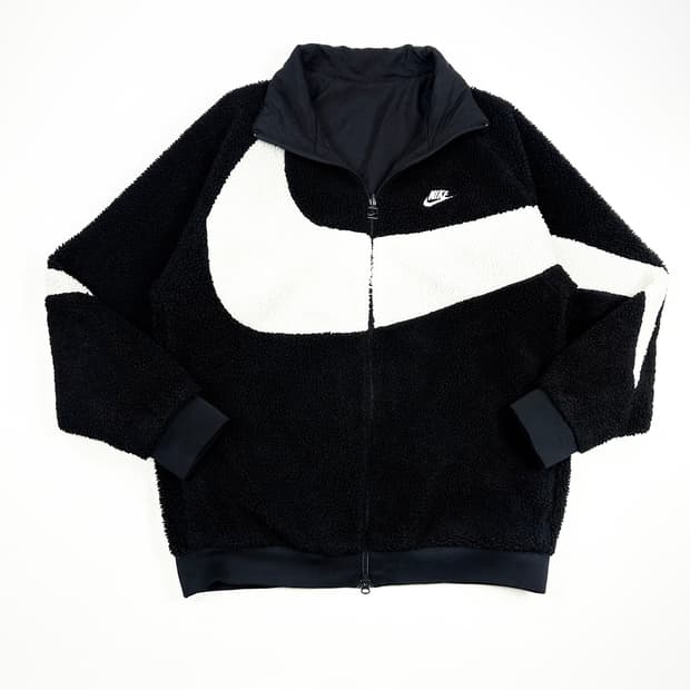 나이키 빅스우시 리버시블 양털 후리스 블랙 XL
