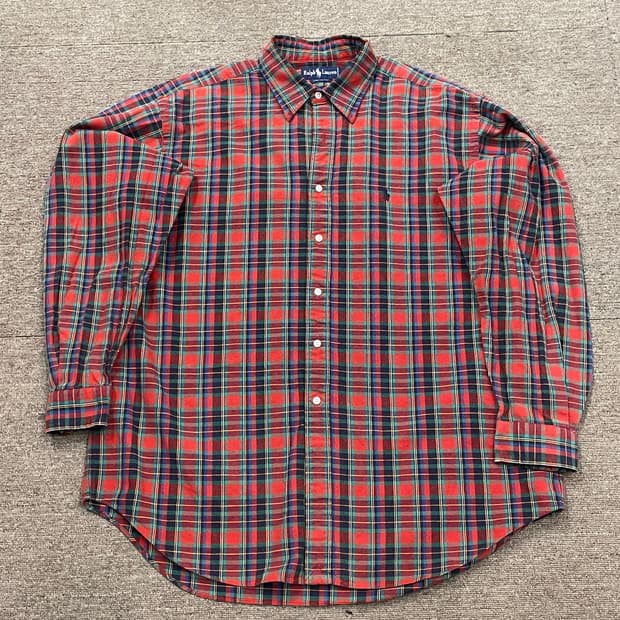 (XL) POLO 폴로 랄프로렌 체크 셔츠