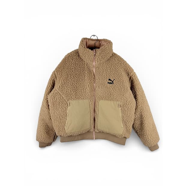 (M) 푸마 우먼스 데바 리버시블 양털 자켓