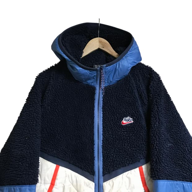 나이키 헤리티지 쉐르파 후리스자켓
