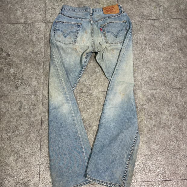 옷장정리 리바이스 501 연청 / 30 32