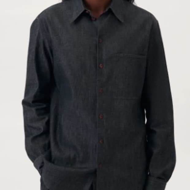 [48] 르메르 샴브레이 데님 셔츠