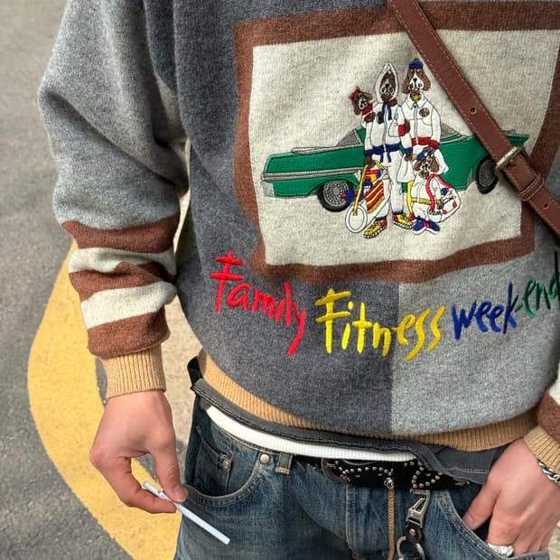 Jean-Charles de Castelbajac 90s jpn knit