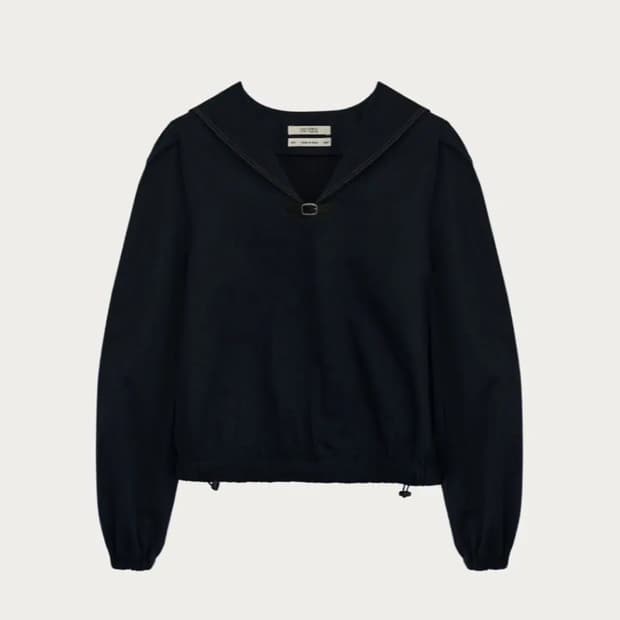 [나비버스] Naviverse Sailor Banding Top Navy