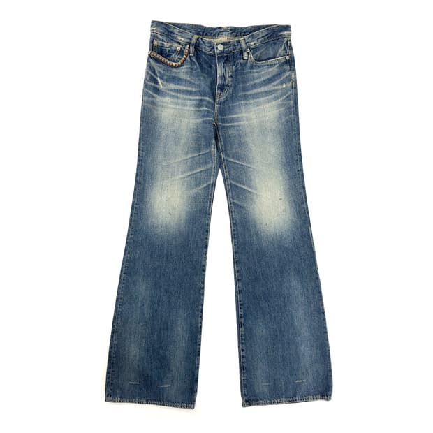 Hysteric Glamour Stud Flared Denim/ M