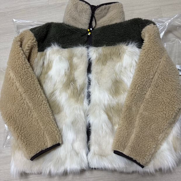 [Free] 더오픈프로덕트 후리스 퍼 플리스 자켓