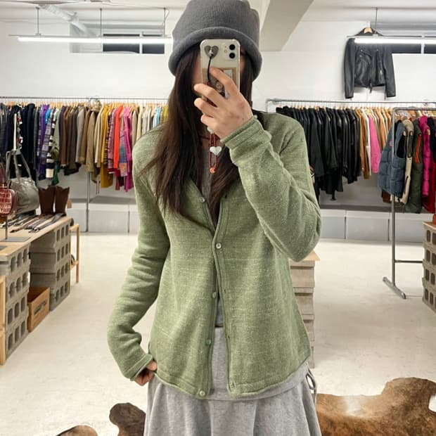 L.L. BEAN knit cardigan 엘엘빈 니트 가디건