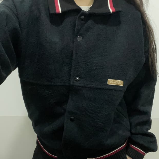 (빈티지)플리스 리버시블 봄버자켓