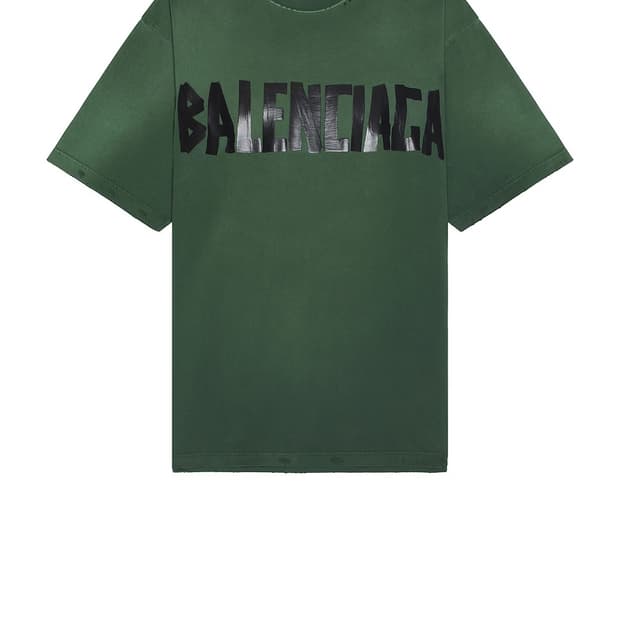 발렌시아가 테이프 타입 반팔티