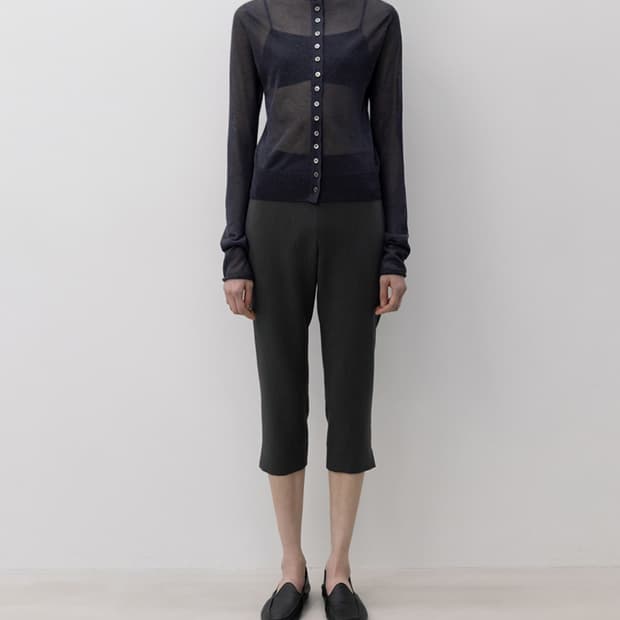 Lfm 카프리 팬츠 그레이 m