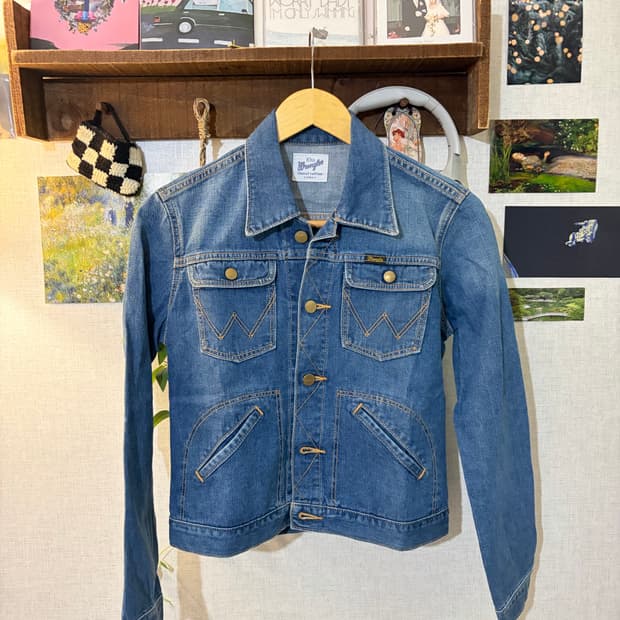 55) 랭글러 x chocol raffine 데님 자켓 청자켓