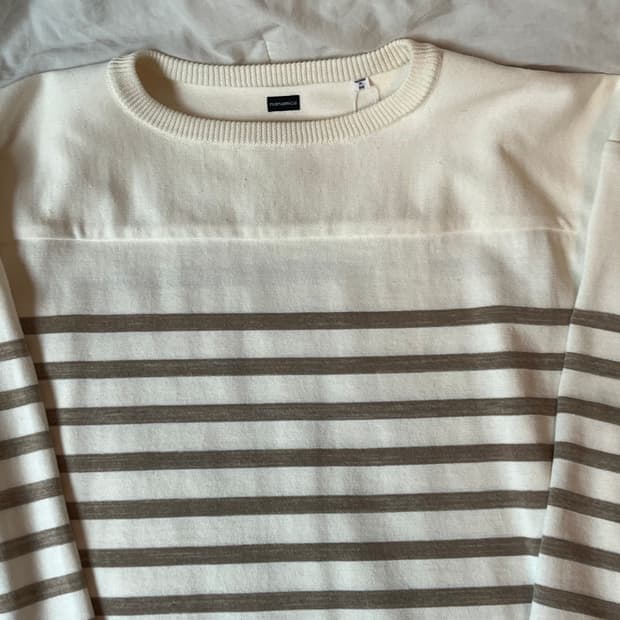 nanamica paper stripe knit 