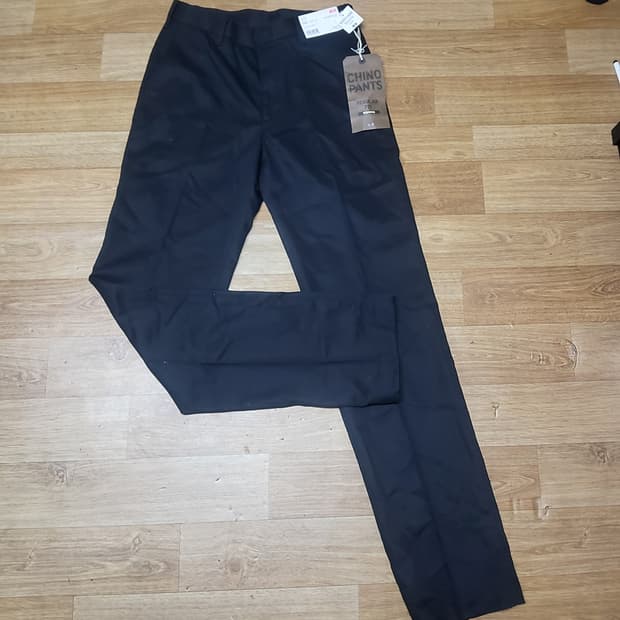 새상품 유니클로 레귤러피트 치노팬츠 노턱팬츠 면바지 28 29