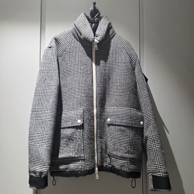 몽클레어 남성 체크 패딩 점퍼/ 3