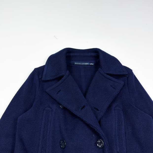 폴로 랄프로렌 클래식 RL 네이비 코튼 더블코트 (S 여성추천)