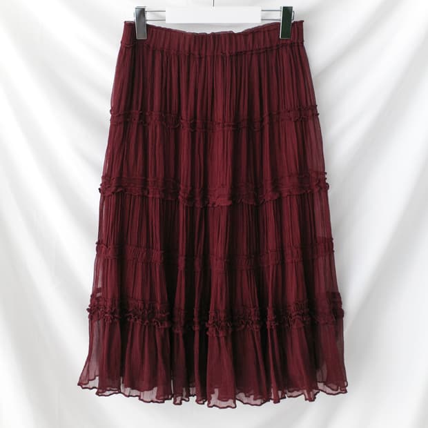 dkny) frill sha skirt 