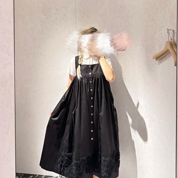 꼼데가르송 다오 CDG TAO 멜빵 원피스 M