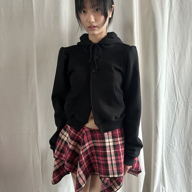 동은 dongeun 슬로건 후디 블랙 1사이즈