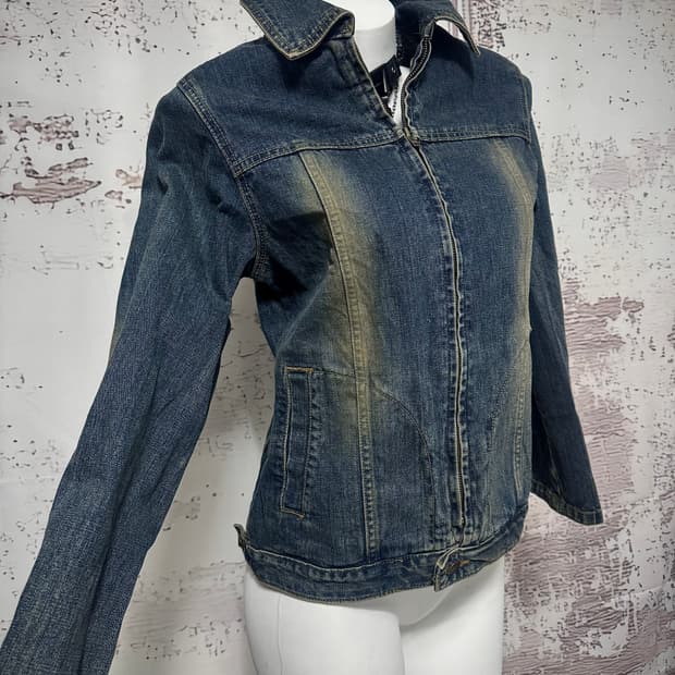Denim Zip-Up Jacket